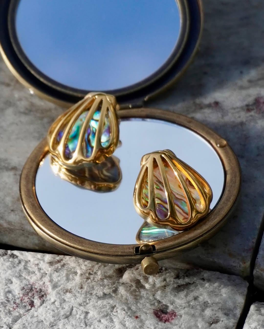 The Gilded Abalone-Earring