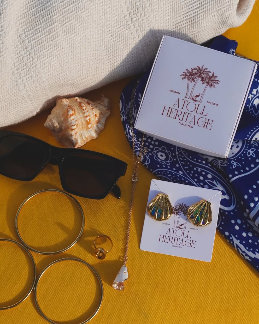 The Gilded Abalone-Earring