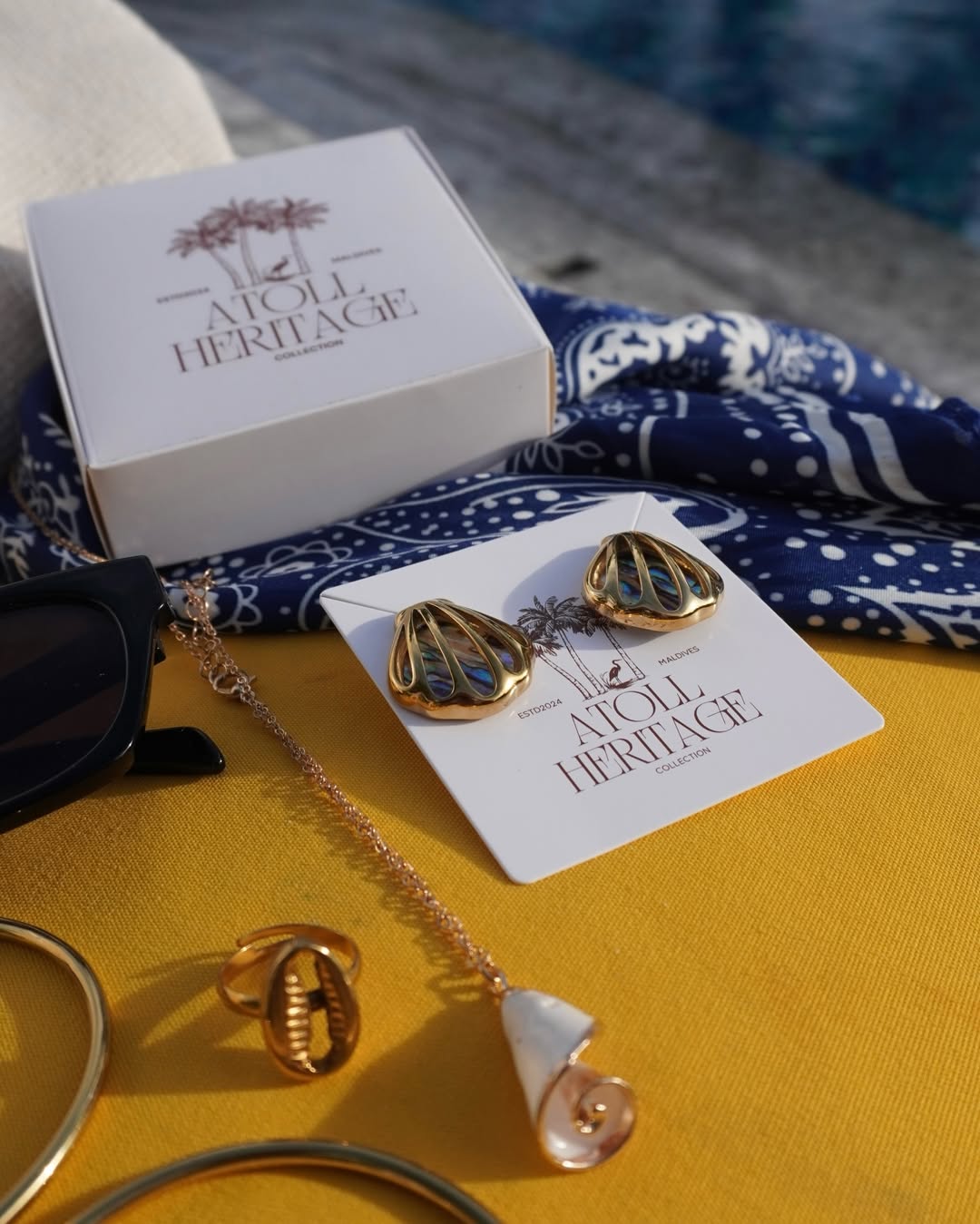 The Gilded Abalone-Earring