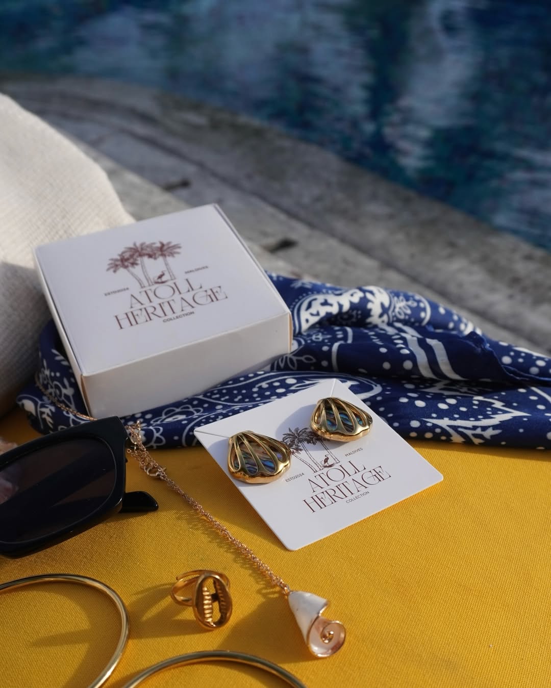 The Gilded Abalone-Earring